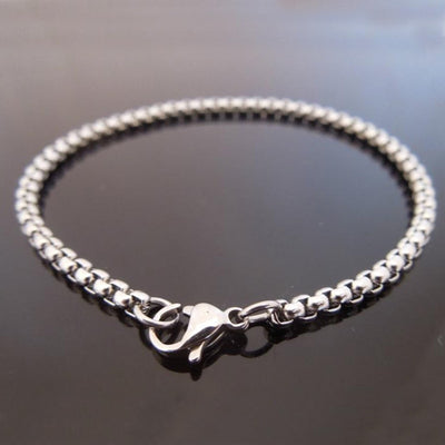 Stainless steel Box Chain Bracelet