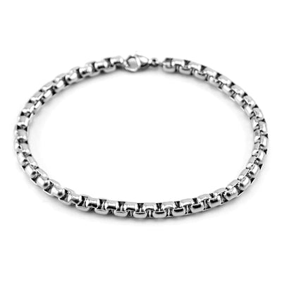 Stainless steel Box Chain Bracelet