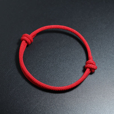Minimalist Hand Braided 3 mm Rope Bracelet