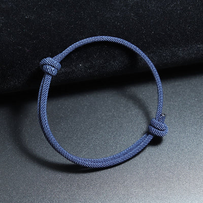 Minimalist Hand Braided 3 mm Rope Bracelet