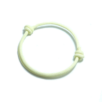 Minimalist Hand Braided 3 mm Rope Bracelet