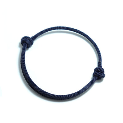 Minimalist Hand Braided 3 mm Rope Bracelet